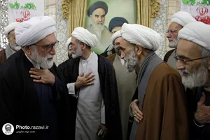 دیدار اساتید پیشکسوت حوزه علمیه مشهد با تولیت آستان قدس رضوی