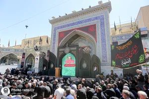 هیئت عزاداران اصفهانی در حسینیه حرم