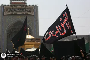 عزاداری روز شهادت امام رضا علیه&zwnj;السلام در حرم مطهر رضوی-2