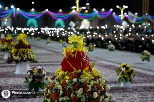 آیین خطبه&zwnj;خوانی شب میلاد امام رضا(علیه&zwnj;السلام) در حرم مطهر رضوی - 2