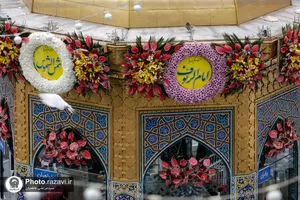 حال و هوای حرم مطهر رضوی در آستانه ولادت امام رضا علیه&zwnj;السلام