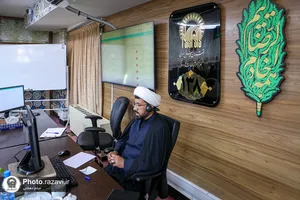 حضور معاون تبلیغات اسلامی حرم مطهر رضوی در سامانه ۱۳۸