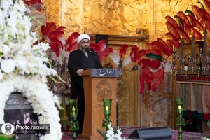 آیین تعویض پوش ضریح منور رضوی در آستانه ماه محرم