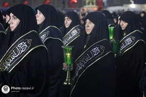 آئین خطبه&zwnj;خوانی شب عاشورا در حرم مطهر رضوی-2
