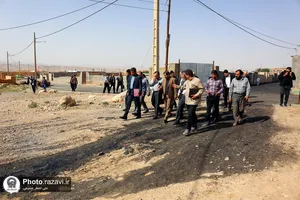 بازدید فرماندار و مدیران اجرایی شهر مشهد از روند خدمت&zwnj;رسانی آستان قدس رضوی در روستای هندل آباد