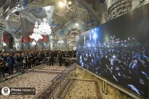 مراسم احیاء شب بیست و یکم ماه رمضان در حرم مطهر رضوی - 2