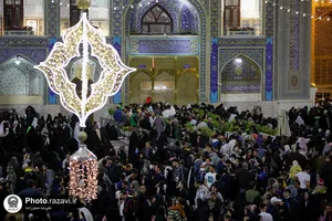 استقبال از بهار در حرم مطهر رضوی