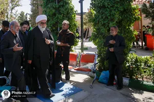 بازدید تولیت آستان قدس رضوی از مواکب دهه آخر صفر