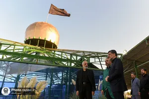 بازدید قائم مقام تولیت آستان قدس رضوی از مواکب خدمت رسان به زائرین پیاده