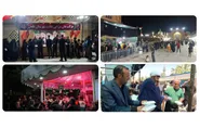 موکب‌های آستان حضرت حسین بن موسی الکاظم (ع) میزبان زائران مسیر وداع با «آقای شهید ایران» شدند