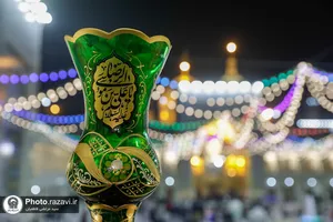 ضبط برنامه تلویزیونی شب یلدا در حرم مطهر رضوی