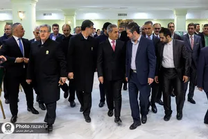 تشرف هیات قضات عراقی به حرم مطهر رضوی