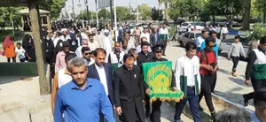 توزیع نان متبرک امام رضایی در شهرستان عنبرآباد