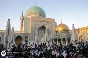 قرائت دعای عرفه در حرم مطهر رضوی-1
