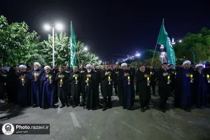 مراسم شام غریبان امام حسین(علیه&zwnj;السلام) در حرم مطهر رضوی