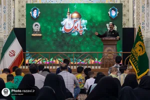 تشرف هیئت خانوادگی مدارس امام رضا علیه&zwnj;السلام به حرم مطهر رضوی