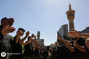 عزاداری روز شهادت امام رضا علیه&zwnj;السلام در حرم مطهر رضوی
