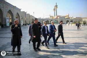 تشرف سرکنسول جدید پاکستان در مشهد به حرم مطهر رضوی