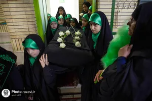 سوگواری زنان محله نوغان در سالروز شهادت امام هشتم علیه&zwnj;السلام