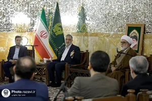 دیدار شهرداران کلان&zwnj;شهرهای کشور با تولیت آستان قدس رضوی