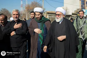حضور تولیت آستان قدس رضوی در جمع عزاداران فاطمی بخش رضویه مشهد