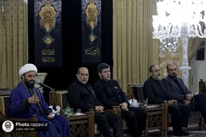 دیدار رئیس جمهور و جمعی از مسئولان کشوری و استانی با تولیت آستان قدس رضوی