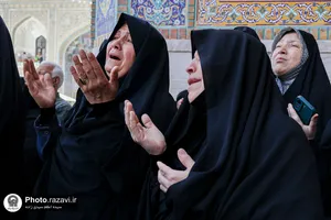 حال و هوای حرم مطهر رضوی در روز زیارتی امام رضا علیه&zwnj;السلام