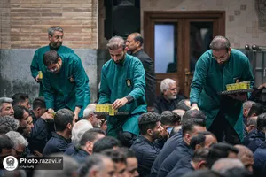 عزاداری اصناف و بازاريان مشهد در حرم مطهر رضوی
