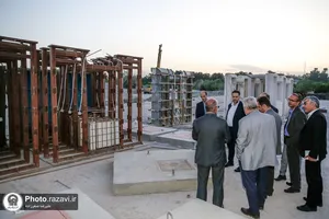 بازدید رئیس مرکز تحقیقات وزارت راه، مسکن و شهرسازی کشور از کارخانه هبلکس رضوی