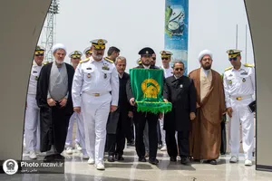 حضور کاروان خدام زیر سایه خورشید در دانشگاه نیروی دریای امام(ره) نوشهر