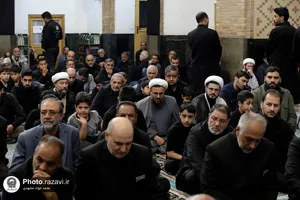 عزاداری حضرت اباعبدالله الحسین(ع) با حضور تولیت آستان قدس رضوی-2