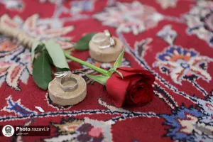 تشرف زوج&zwnj;های جوان دانشگاه امام حسین(علیه&zwnj;السلام) به حرم مطهر رضوی