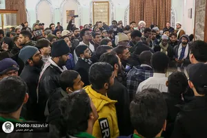 بازدید طلاب جامعه المصطفی از موزه آستان قدس رضوی