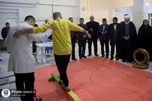 حضور تولیت آستان قدس رضوی در آسایشگاه شهید بهشتی مشهد