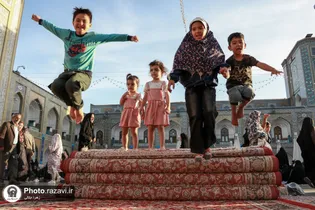 سه، دو، یک... پریدن از فرش‌های بابا رضا