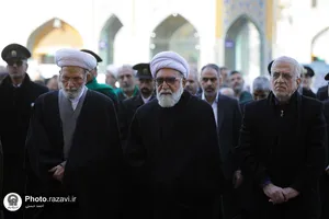 بزرگداشت آیت الله واعظ طبسی در حرم مطهر رضوی