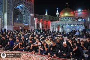 عزاداری سنتی شب هشتم محرم در &laquo;حسینیه حرم&raquo;
