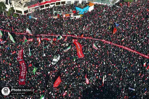 تشییع پیکر رهبر شهید انقلاب در مشهد مقدس-1