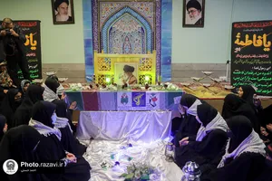 تشییع پیکر مطهر شهید گمنام در دبیرستان دخترانه امام رضا علیه&zwnj;السلام