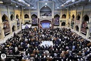 تجمع حوزویان خراسان در دفاع از مرجعیت
