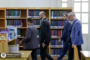 بازدید رئیس کتابخانه غازی خسروبیک از موسسات فرهنگی آستان قدس رضوی