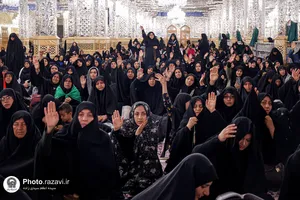 سوگواری زنان محله نوغان در سالروز شهادت امام هشتم علیه&zwnj;السلام