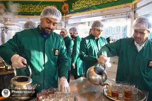 تشرف جمعی از عوامل رسانه ملی به حرم مطهر رضوی