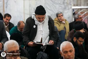 گرامیداشت شهدای حمله تروریستی کرمان در حرم مطهر رضوی