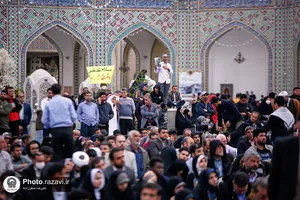 مراسم سخنرانی نوروزی رهبر معظم انقلاب اسلامی در حرم مطهر رضوی - 2