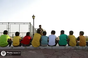 اردوی تربیتی کودکان و نوجوان حاشیه شهر مشهد