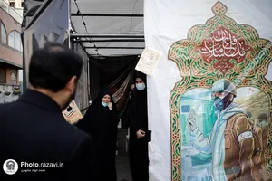 بازدید قائم مقام تولیت آستان قدس رضوی از خدمت&zwnj;رسانی مواکب اطراف حرم
