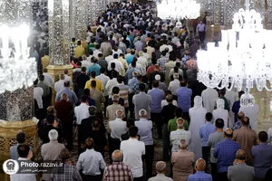 اقامه نماز عید سعید قربان در حرم مطهر رضوی
