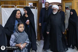 بازدید تولیت آستان قدس رضوی از موکب بنیاد کرامت