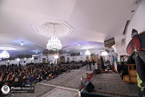 مراسم شب قدر ویژه ناشنوایان در حرم مطهر رضوی
